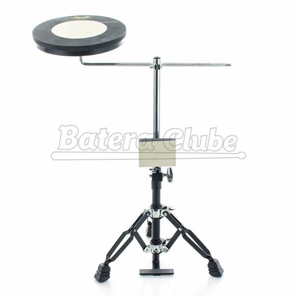 Bateria de Estudo Torelli TBE02 Compacta com Pad de Bumbo e Caixa com sistema de ferragem Imagem de Bateria de Estudo Torelli TBE02 Compacta com Pad de Bumbo e Caixa com sistema de ferragem