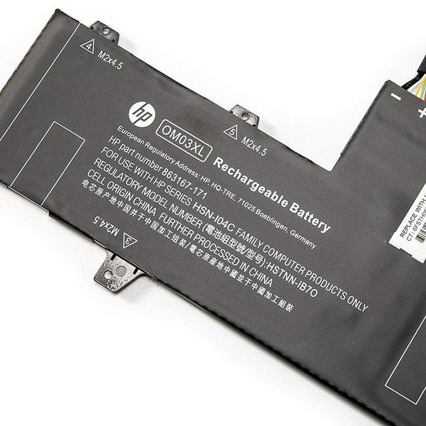 Imagem de Bateria de laptop HP OM03XL 57Wh 11,55V para EliteBook X360 1030 G2