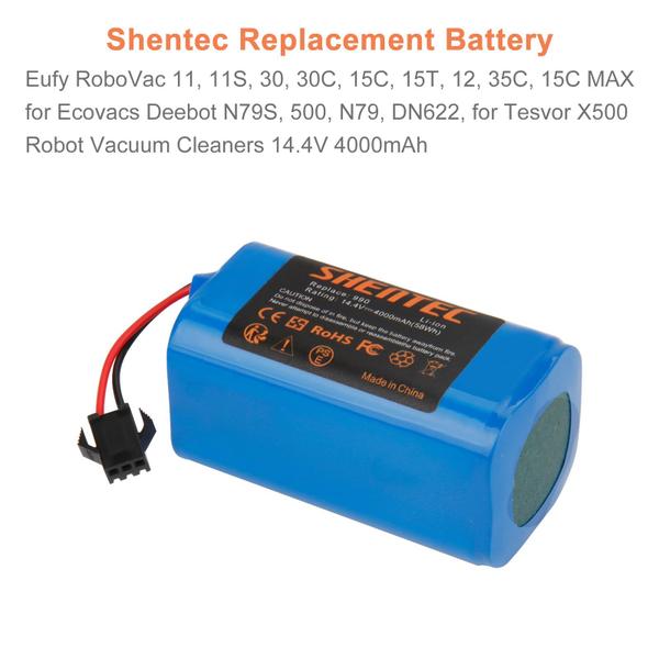 Imagem de Bateria de substituição Shentec 14,4V 4000mAh para Eufy RoboVac