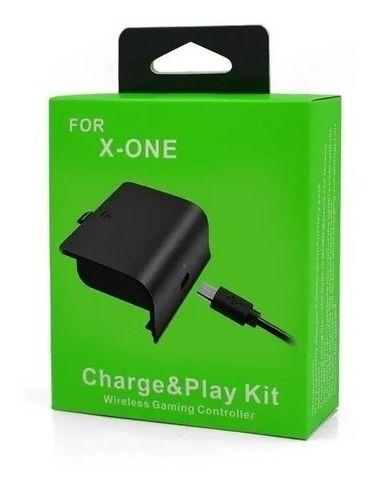 Imagem de Bateria E Cabo Carregador Para Controle Xbox One Charge Play