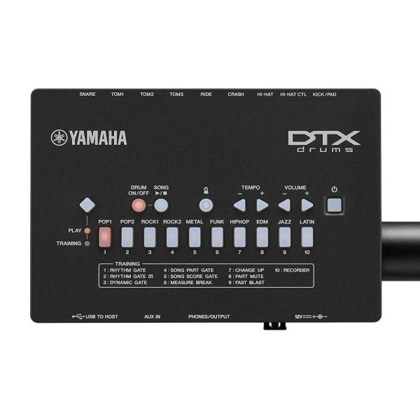 Imagem de Bateria Eletrônica Yamaha DTX452K + Pedal de Bumbo e Chimbal