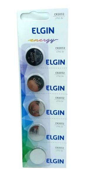 Imagem de Bateria Elgin Lithium 3 Volts Cr2032 Cartela 5 Pilhas