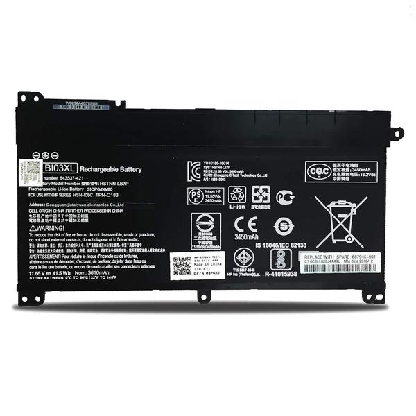 Imagem de Bateria Emaks BI03XL ON03XL 41,7 Wh 11,55 V para HP Stream 14-CB