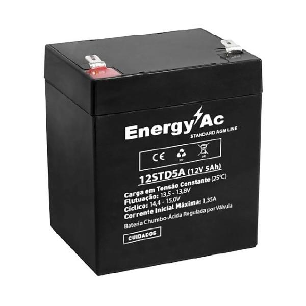 Imagem de Bateria Energy-AC VRLA  AGM EAC-12STD5  12v 5 Ah