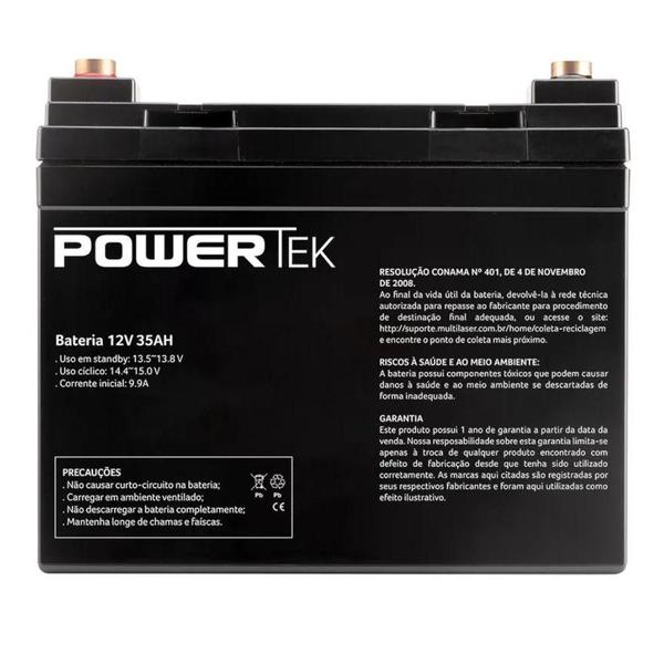 Imagem de Bateria Estacionaria Powertek 12V 35Ah - EN020