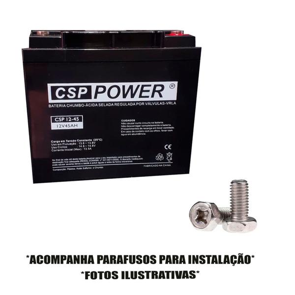 Imagem de Bateria Gel 12v 45 Ah Para Nobreak