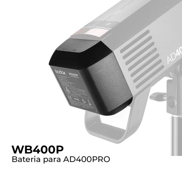 Imagem de Bateria Godox Para Flash Ad400pro Íons De Lítio 2600mah - Wb400p