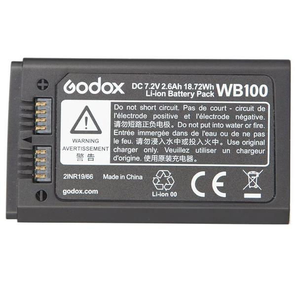 Imagem de Bateria Godox WB100 para Flash - Preto