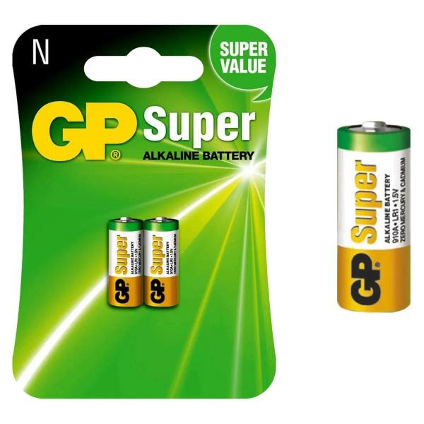 Imagem de Bateria Gp Super Lr1 Tipo N 1,5V Cartela C/2 Pilhas