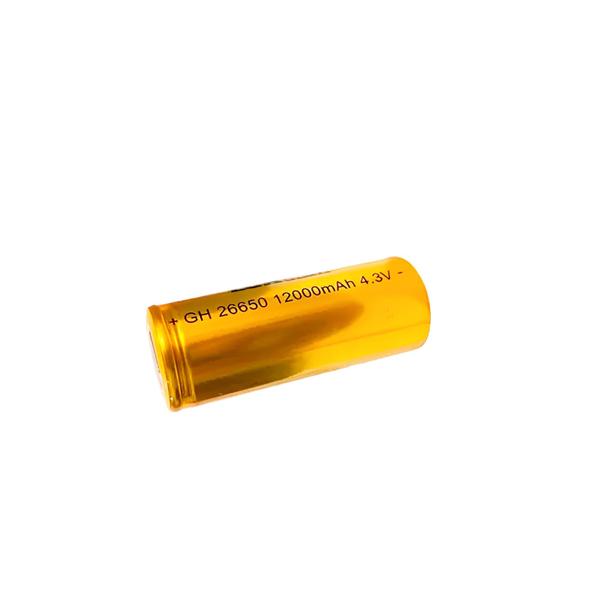 Imagem de Bateria Grande Recarregável 26650 4.3V 12000mAh - Luatek