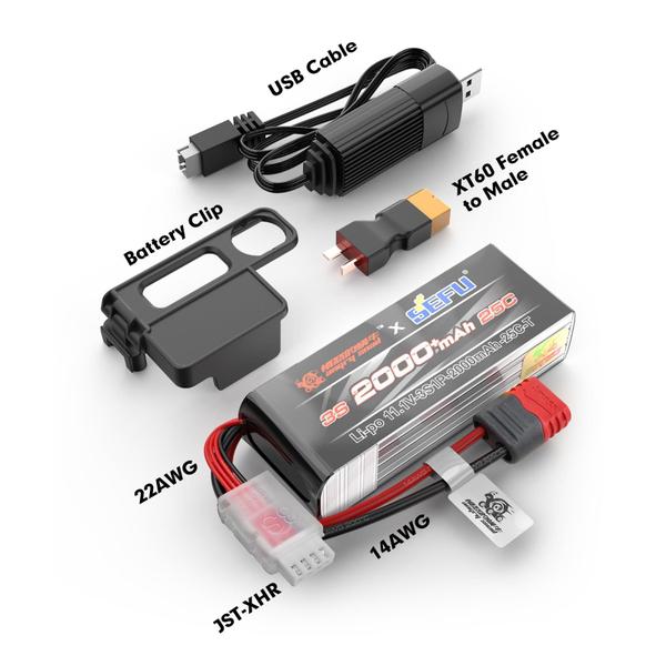 Imagem de Bateria HYPER GO Angry Snail 3S2000 11,1 V 2000 mAh 25C LiPo