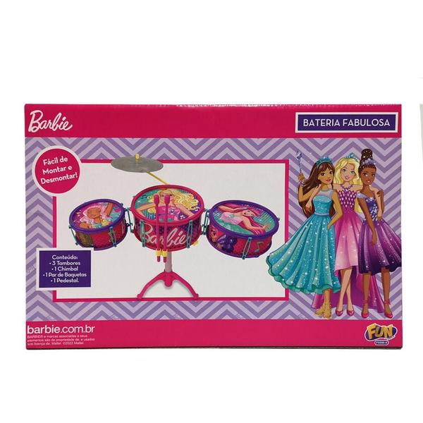 Imagem de Bateria Infantil Barbie Dreamtopia - Fun Divirta-se