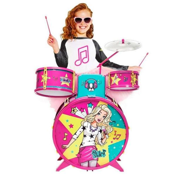 Imagem de Bateria Infantil Da Barbie F00047 Fun Divirta-Se