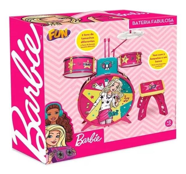 Imagem de Bateria infantil fabulosa barbie