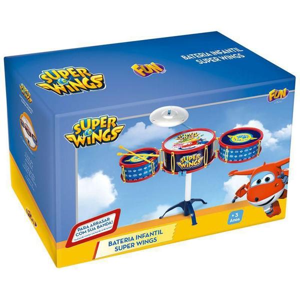 Imagem de Bateria Infantil Musical Super Wings 8426-5 Fun