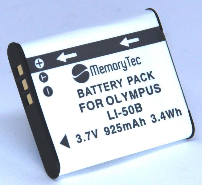 Imagem de Bateria Li-50B 925mAh para câmera digital e filmadora Olympus SP-800, SZ30, Tough TG-610, u 9010, u (micro) Digital 1010
