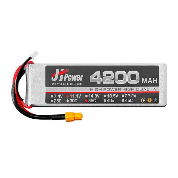 Imagem de Bateria Lipo HAWK'S WORK 4200mAh 11,1 V 3S 25C com plugue XT60