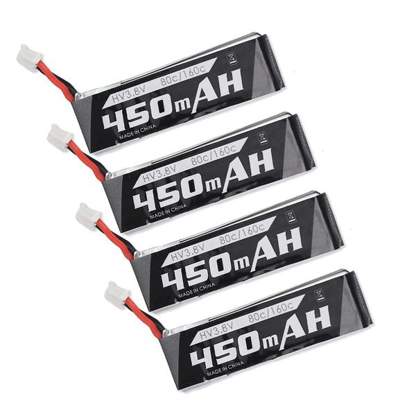 Imagem de Bateria LiPo SoloGood Emax 1S 450mAh 3,8V 80C HV para Tinyhawk