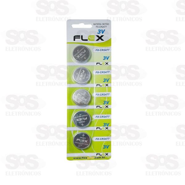 Imagem de Bateria Lithium 3V - Cartela 5 Unidades FX-CR 2032 - Flex