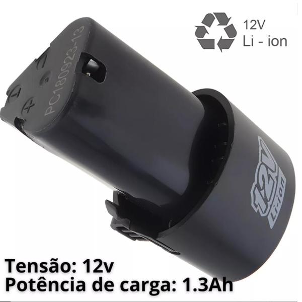 Imagem de Bateria Lítio 12v Bivolt Para Furadeira Parafusadeira