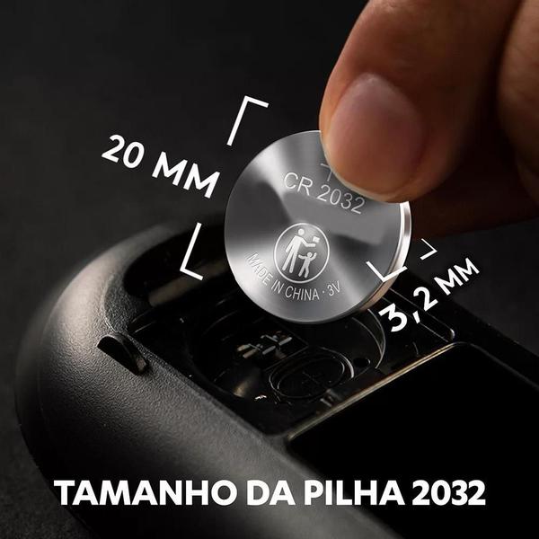 Imagem de Bateria Moeda Cr2032 3V Pilha Elgin Kit 3