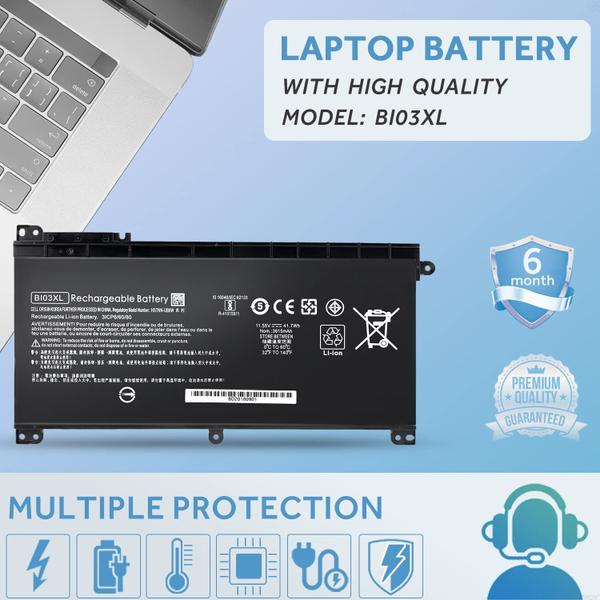 Imagem de Bateria Mon BI03XL 41,7 Wh 11,55 V para HP Pavilion X360 M3-U 13-U