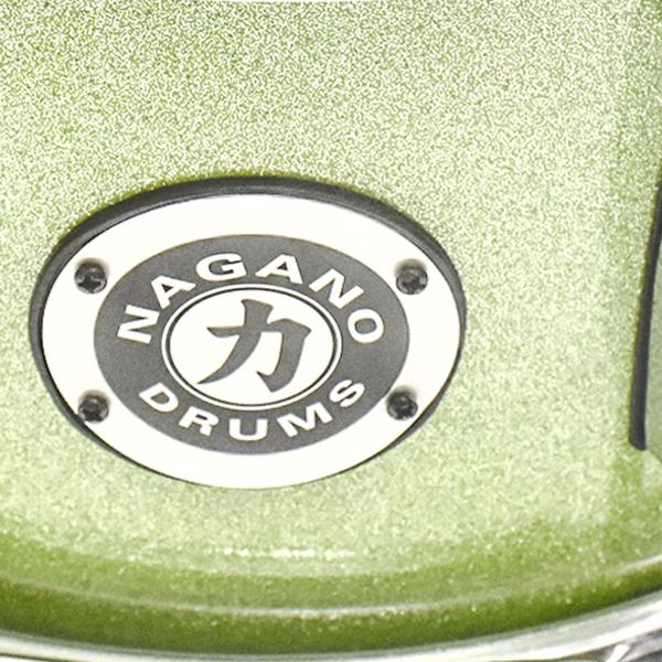 Imagem de Bateria nagano beat acustica green sparkle gsk bumbo 16'