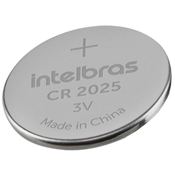 Imagem de Bateria Não Recarregável de Lítio Tipo Botão 3 Volts CR2025 160mAh 20 x 2,5 mm - 4860001 - INTELBRAS