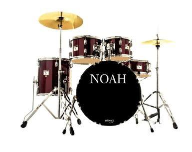 Imagem de Bateria noah sc5 22 metalic wine (vinho) com ferragens sc5-22cp-340