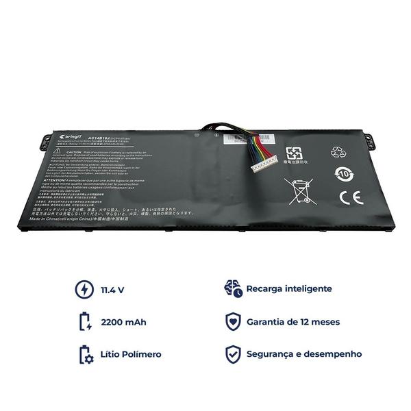 Imagem de Bateria para Notebook bringIT compatível com Acer Aspire 3 A315-24P-R31Z 2200 mAh