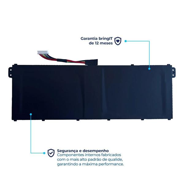 Imagem de Bateria para Notebook bringIT compatível com Acer Aspire 3 A315-56-33QA 4800 mAh