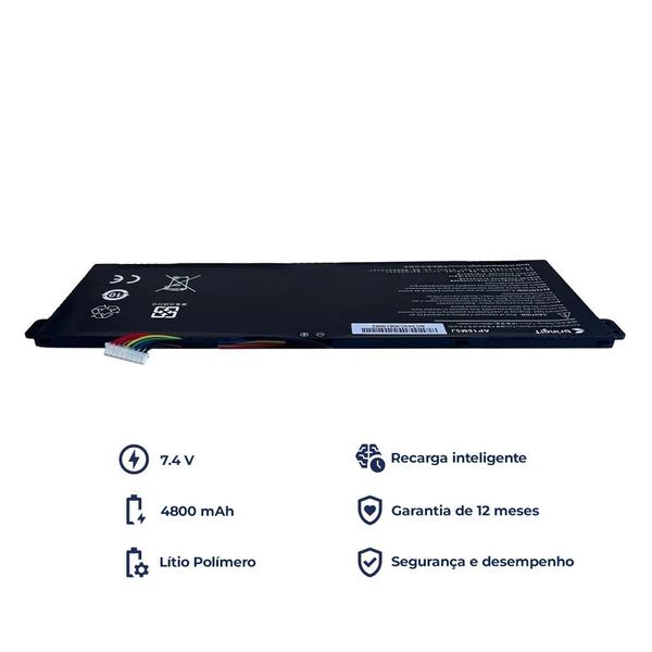 Imagem de Bateria para Notebook bringIT compatível com Acer Aspire 5 A515-54-50BT 4800 mAh