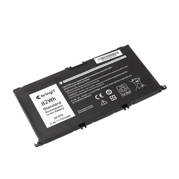 Imagem de Bateria para Notebook bringIT compatível com Dell Inspiron 15-7557 7200 mAh