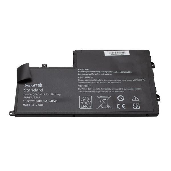 Imagem de Bateria para notebook bringIT compatível com Dell  Trhff  3800 mAh Preto