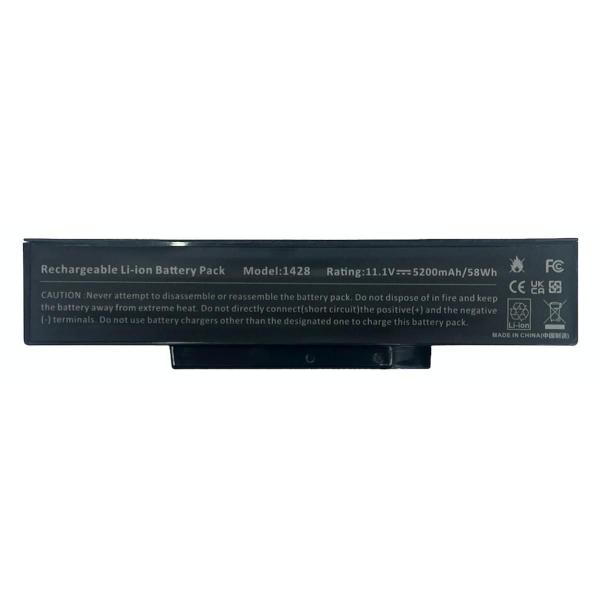 Imagem de Bateria Para Notebook Dell 1428 1425 1426 1427 1428 Batel80l6  - Códigos 90-Nfv6b1000z - Preta