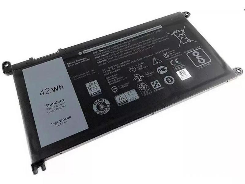 Imagem de Bateria Para Notebook Dell Inspiron Modelos WDX0R WDXOR 3CRH3 T2JX4 VOSTRO 15-5568D-1845S, INS 13MF-D2605TA 42WH