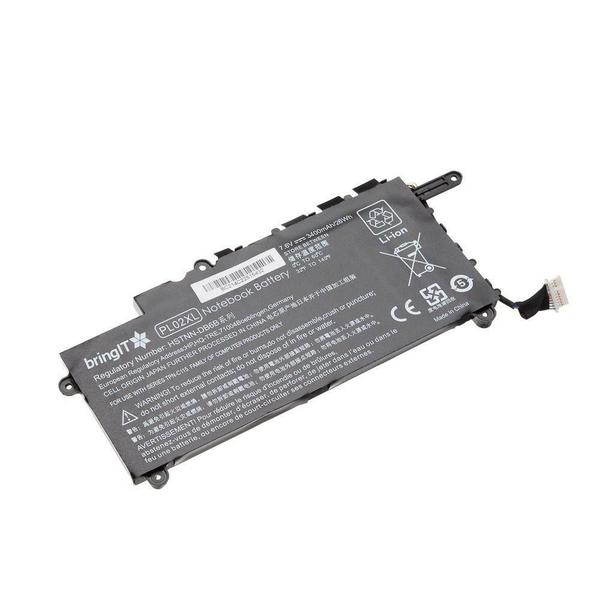 Imagem de Bateria Para Notebook HP P/N: 751875-001 751681-421 PL02XL 751681-231 751681-421  7.6V 3400mAh 26Wh