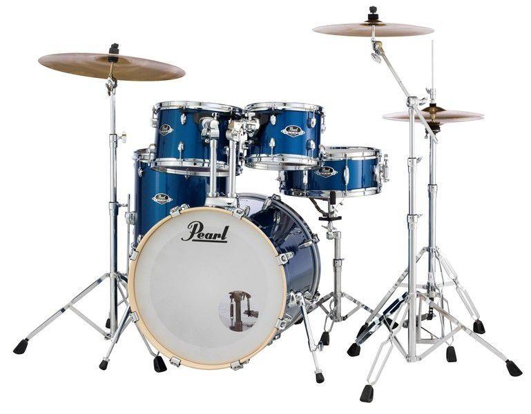 Bateria Pearl Export EXX725SPC Bl Electric Sparkle ShellPack Imagem de Bateria Pearl Export EXX725SPC Bl Electric Sparkle ShellPack