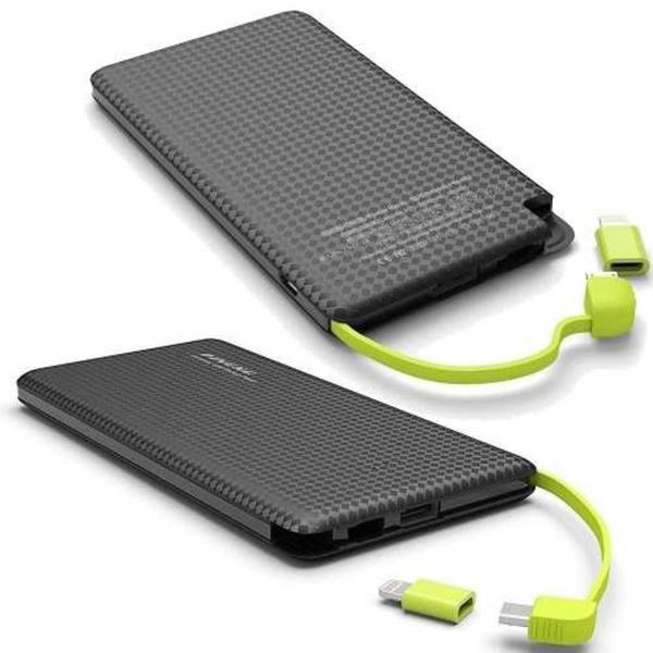 Imagem de Bateria Portátil Pineng Carregador Power Bank 10000mah Pn-951 + Adaptador Tipo C