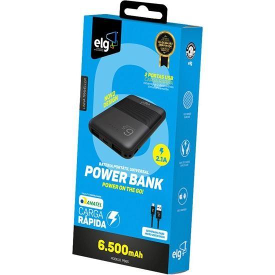 Imagem de Bateria Portátil Power Bank 6500mAh PB65 ELG