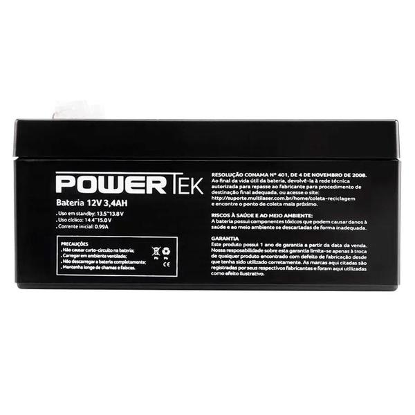 Imagem de Bateria Powertek 3.4AH 12 VOLTS EN008