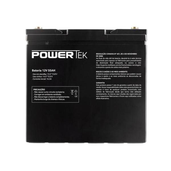 Imagem de Bateria Powertek 55AH 12 VOLTS EN023