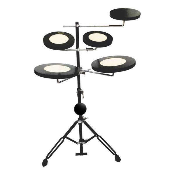 Imagem de Bateria Praticável de Bateria com 7 Pads + Pedal de Bumbo RMV