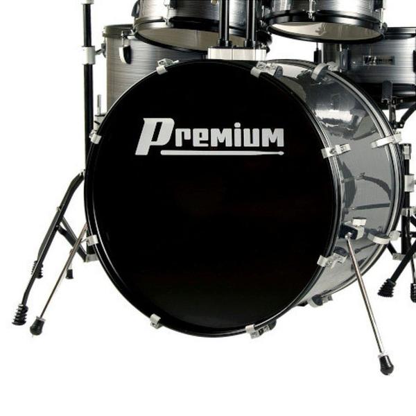 Imagem de Bateria Premium DX722 SL Silver com Banco e Pratos