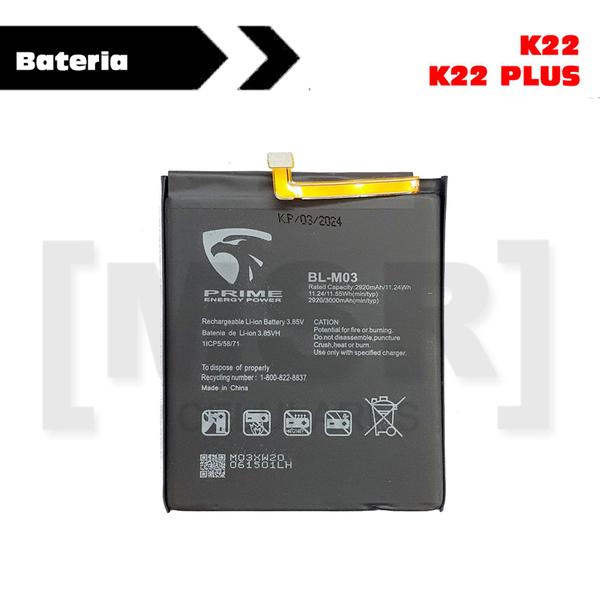 Imagem de Bateria PRIME ENERGY compatível celular LG modelo K22 e K22 PLUS