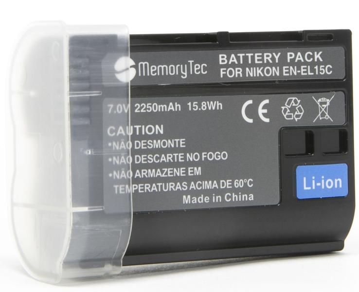 Imagem de Bateria PRO EN-EL15C para câmera digital e filmadora Nikon D7000, D800, D800e, D600, D7100 e 1 V1