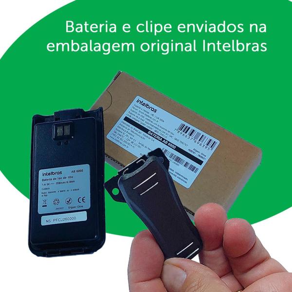 Imagem de Bateria Radiocomunicador Ht Profissional Intelbras Rpa 6000