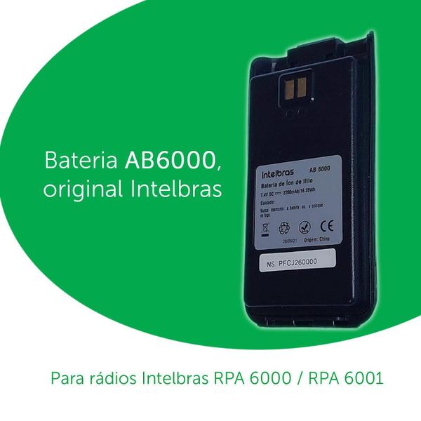 Imagem de Bateria Radiocomunicador Ht Profissional Intelbras Rpa 6000