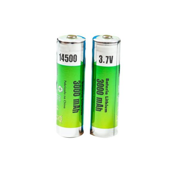 Imagem de Bateria recarregável 14500 3.7V 3000mAh Flex