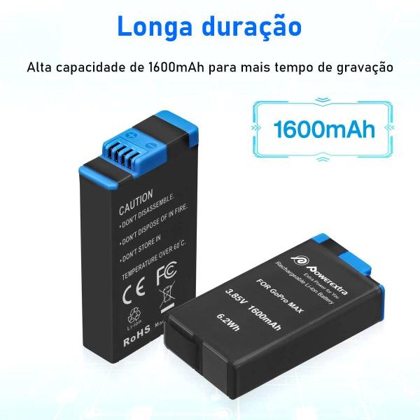 Imagem de Bateria Recarregável 1600mAh para GoPro Max